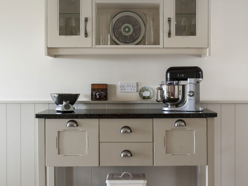 kitchen with coffee station